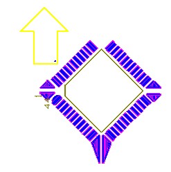OFP和PLCC型集成塊如采用紅膠工藝過(guò)波峰,需采用斜角45度方式擺放，且每邊的最后一個(gè)引腳均需添加盜錫焊盤(pán)