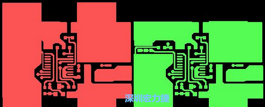 此操作可使文件中大部分的焊盤輸出后仍為焊盤，不會成為線性焊盤，并且不會產(chǎn)生像下圖一樣的短路情況