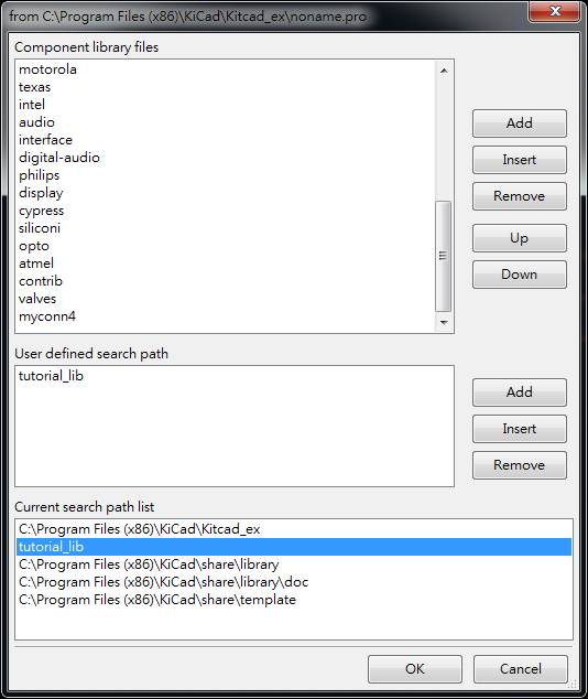上下兩個視窗都Add 你的library ，在library browser 就可以找到你的library