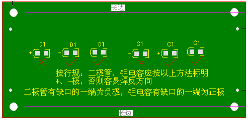 關(guān)于二極管、鉭電容的極性標(biāo)注